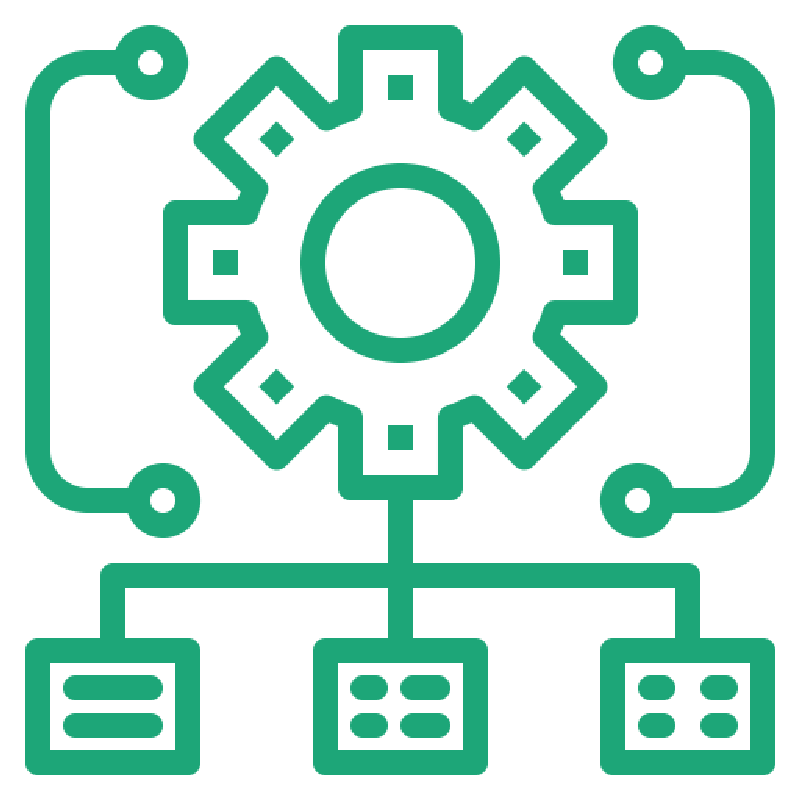 Symbolische Darstellung eines Zahnrads für Prozessautomatisierung und Workflow-Optimierung.